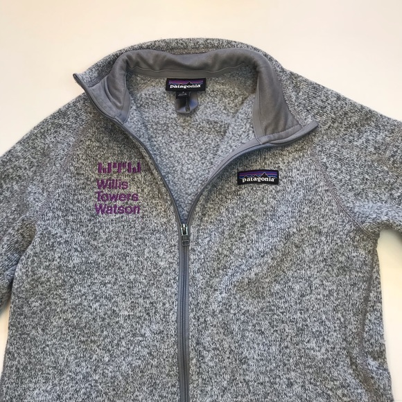 Patagonia Fleece Zip Jacket Embroidered 